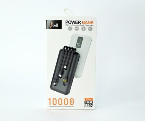 J-cell 10000 mAh Power Bank 5 in 1 Model j-102