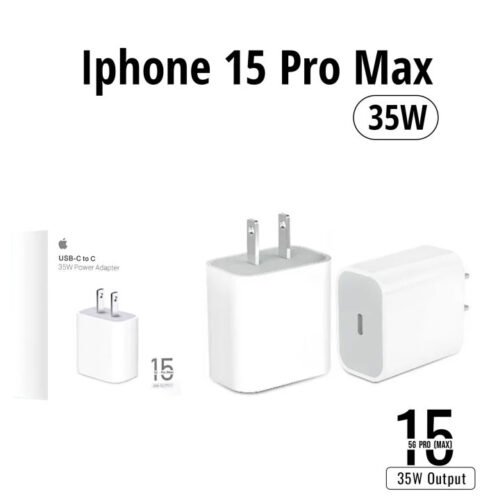 Original 35W PD Fast Charger for iPhone 16,17 Pro Max, All Models